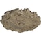 Ekena Millwork Plymouth Ceiling Medallion (Fits Canopies up to 1 5/8"), 16 3/4"OD x 1 3/8"P, Gobi Desert Crackle CM16PLGDC - alternate 2